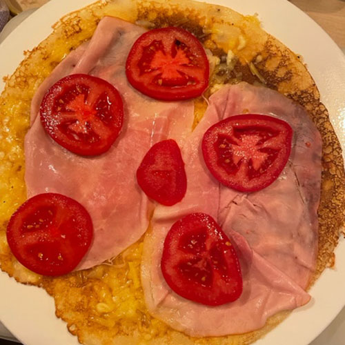 Ham kaas tomaat Ham kaas tomaat